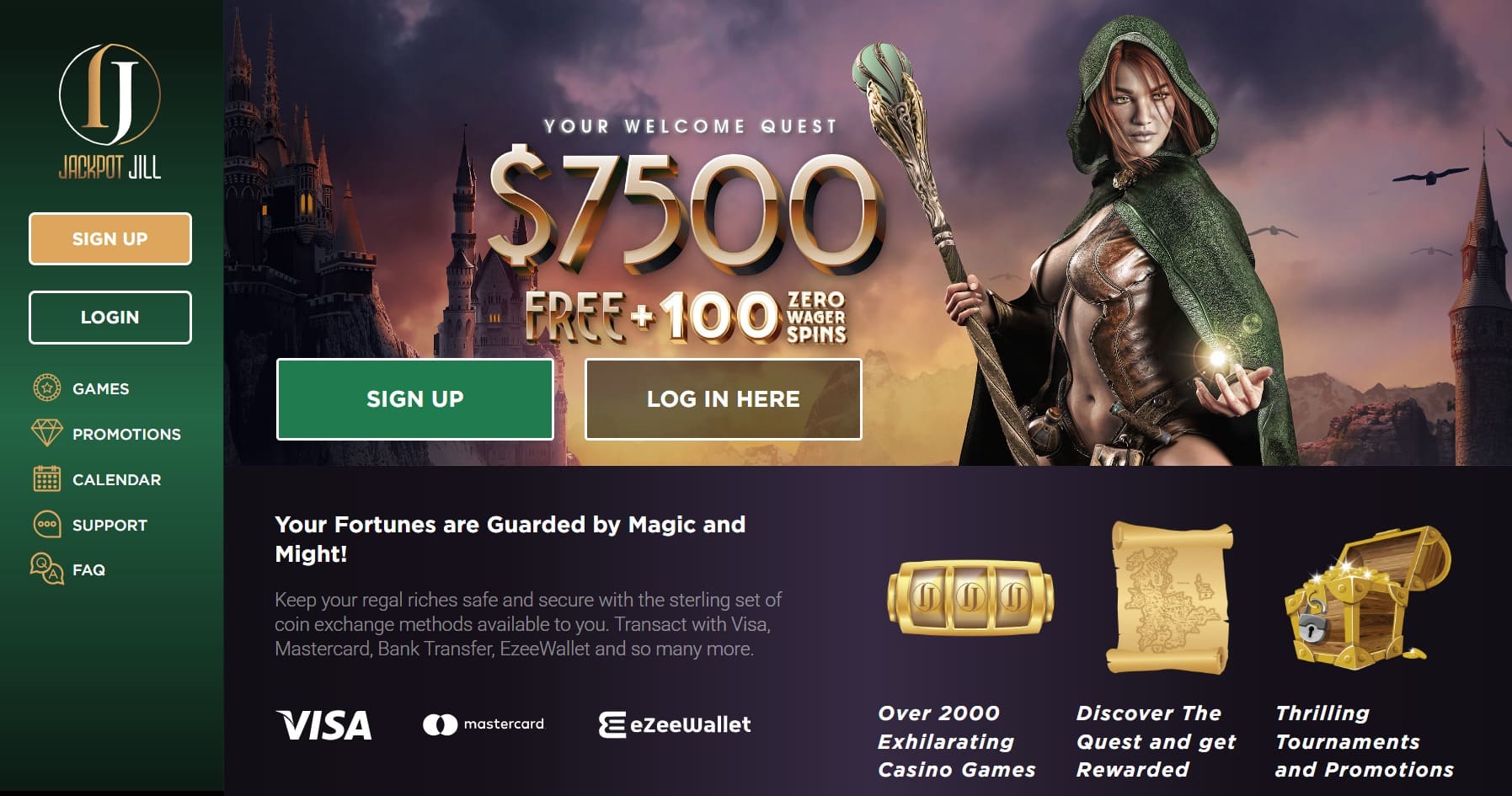 Jackpot Jill online casino payment options Australia 2026
